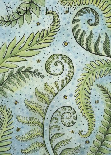 Whimsical Ferns