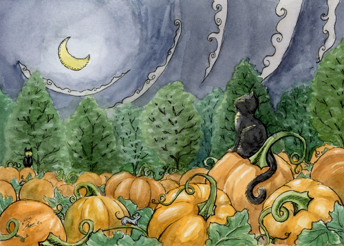 Pumpkin Guardian Illustration