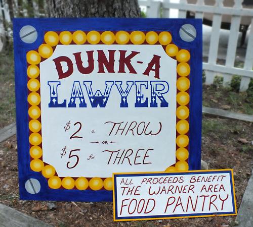 Dunk Tank Signs - Private Client