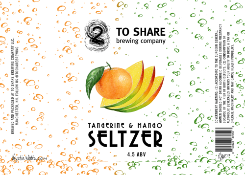 Seltzer Label - To Share Brewing, Manchester NH